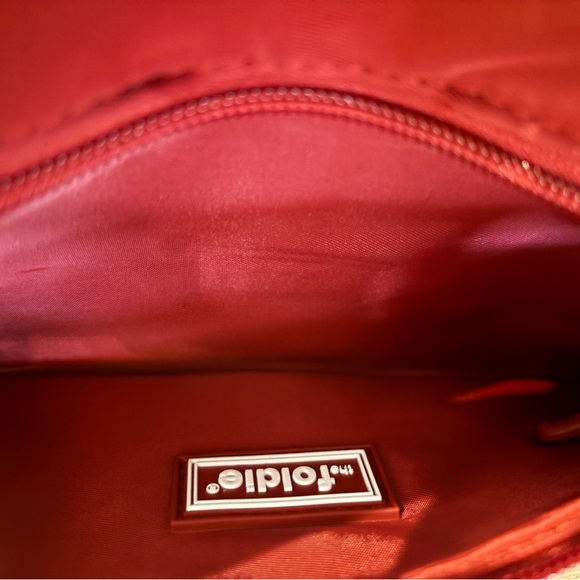 Foldie Red Crossbody Bag - Picture 3 of 5
